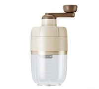 Macchina per la granita del ghiaccio per uso domestico, perfetta per gli amanti dei frullati (beige)