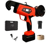 Macchina per la laminazione di nastri vegetali， Legatrice for rami da giardino con 2 batterie, 4 livelli regolabili, diametro massimo del fascio 25 mm, strumento for legare i cetrioli in vigna