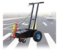 Macchina Per La Marcatura Della Vernice Macchina per la tracciatura delle linee di parcheggio, strumenti di trasferimento delle ruote, applicatore di corsia a spinta manuale, applicatore di