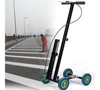 Macchina Per La Marcatura Della Vernice Macchina per la tracciatura di linee, strumenti di trasferimento con ruota di tracciamento, applicatore di corsie a spinta manuale, applicatore di cor