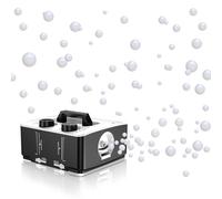 Macchina per la nebbia, 2 in 1 Fog Bubble Machine, 400 W No-Spill Smoke Bubble Maker, Portable Bubble Fogger, Bubble Fog Combo Machine per interni ed esterni, feste, Halloween, Natale, matrimonio