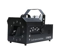 Macchina per la nebbia con 12 LED, telecomando, macchina da neve 3 in 1, 1500 W, DMX, palcoscenico, fiocco di neve, LED, RGB, wireless, per Halloween, feste, matrimoni, palcoscenico