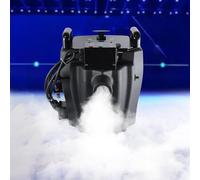 Macchina per la nebbia di ghiaccio secco macchina per la nebbia bassa con puleggia mobile e tubo macchina per il fumo con effetto scenico per Halloween matrimoni eventi speciali Natale(6000W)