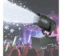 Macchina per la neve artificiale da palco da 2000 W, soffiatore per neve artificiale per matrimoni, con telecomando manuale e wireless, perfetto per Natale, matrimoni e feste