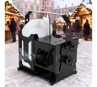 Macchina Per La Neve Professionale Da 1500 W Per Effetti Scenici E Creazione Di Fiocchi Di Neve, Con Telecomando, Distanza Di Getto Di 6-8 M, Portata Del Telecomando 30-50 Metri