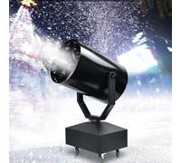 Macchina per La Neve Professionale da 2000 W, Generatore di Fiocchi di Neve Natalizi A 180° con Telecomando, Distanza di Spruzzo da 3 A 5 M, per Feste, Palco, Compleanno