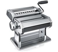 Macchina per la Pasta Acciaio INOX, Macchina Della Pasta Sfoglia, Pasta Maker, Pressa per pasta, Pasta Fresca Macchina per la pasta 7 Regolazioni, Lasagne Fettuccine Tagliolini Spaghetti Tagliatelle