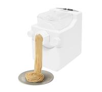 Macchina per la pasta automatica con motore in rame, pasta fatta in casa in 12 minuti, rullo in acciaio inox, modalità retromarcia, pasta vegetale, clip di sicurezza, capacità 500 g, compatta 33 cm