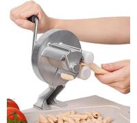 Macchina per la pasta e maccheroni in alluminio - Pressa per tagliatelle e cavatelli con manovella ergonomica | Pratico strumento di cottura per preparare pasta fresca fatta in casa