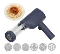 Macchina per la pasta elettrica - Macchina per pasta automatica a 6 , taglierina ricaricabile | Stampa senza fili per pasta fatta in casa, elettrodomestico da cucina per spaghetti