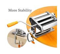 MACCHINA PER LA PASTA FRESCA MANUALE IN ACCIAIO 3 RULLI REMOVIBILI PASTA MAKER