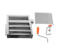 Macchina per la pasta Macchina per pasta manuale in acciaio inossidabile con regolazione dello spessore a 9 livelli per la domestica Cottura di pasta Spaghetti Lasagne