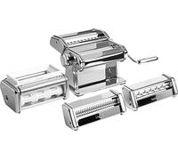 Marcato Multipast+ Pasta Making Set - Atlas+ Machine with 3 Extra Accessories for Lasagne, Fettuccine, Tagliolini, Spaghetti, Ravioli, Linguine & More - Premium Fresh Pasta Maker, Made in Italy