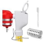 Macchina per la Pasta per KitchenAid Impastatrice Planetaria di MMOBIEL - 7-in-1 Pressa per Pasta con 7 Piatti Intercambiabili pour Fusilli, Rigatoni, Spaghetti, Bucatini, Fettuccine & Macaroni