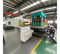 Macchina per la produzione di cartoni completamente automatica per vassoi per uova - Linea di produzione di vassoi per uova in pasta di carta per uso commerciale, vassoi per torte e imballaggi