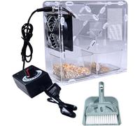 Macchina Per La Pulizia Del Pulitore Di Semi Di Uccelli, Splitter A Guscio Soffiato Per Uccelli, Macchina Per La Pulizia Del Grano, Con Ventola Di Velocità Di Granaio E Velocità Regolabile,Design Tra