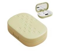 Macchina per la pulizia delle lenti - Manutenzione quotidiana per lenti morbide con custodia di pulizia - Custodia di pulizia intelligente ricaricabile 5 modalità per adulti e famiglia