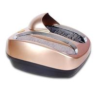 Macchina per la pulizia delle suole, 80 W, macchina automatica per lucidare le scarpe, con cuscinetto assorbente per acqua, per uso commerciale in banche e hotel, non sono necessari copriscarpe