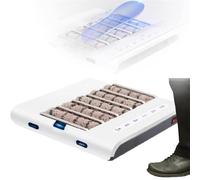 Macchina per la pulizia delle suole delle scarpe, lucidatrici elettriche completamente automatiche a induzione per un'efficace pulizia dell'ingresso del pavimento, design portatile per uso domestico e