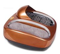 Macchina per la pulizia delle suole, lucidante per scarpe a induzione automatica da 80 W, per uso commerciale, con cuscinetto assorbente d'acqua, ideale per banche e hotel, non necessita di