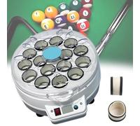 Macchina per la pulizia e lucidatura, macchina per la pulizia delle palle da biliardo, pulsante metallico LED Bluetooth con funzione di trasmissione vocale, rapida dissipazione del calore