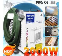 Macchina per la pulizia laser da 2000 W Rimozione della ruggine Pulizia della vernice ad olio per la pulizia dei metalli Larghezza 300 mm Pulitore laser per la rimozione della ruggine