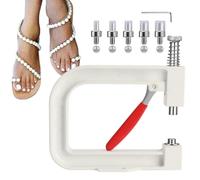 Macchina per la regolazione delle perle, pressa a mano, per realizzare applicatori fatti a mano, rivetti di fissaggio per gioielli, abbigliamento, decorazione, festa di nozze, borsa