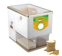 Macchina per la sbramatura del riso per uso domestico, macchina elettrica per la sbramatura del riso da 500 W, 250-500 g/min, 8 velocità regolabili, contenitore mobile per crusca di riso