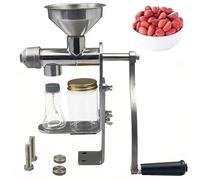 Macchina per la stampa dell'olio, estrattore di olio in acciaio inossidabile per noci e semi, Espulsore dell'olio domestico efficiente per noci, semi di lino, mandorle, colza, sesamo