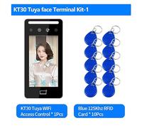 Macchina per la timbratura, Impermeabile Tuya Macchina biometrica for la presenza di presenze Kit di serratura elettronica Dispositivo di riconoscimento facciale Lettore di registratori di orologi(1)