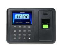 Macchina per la timbratura, Lettore di check-in for dipendenti con password biometrica USB con display LCD TFT da 2,8'', software gratuito for la presenza di impronte digitali
