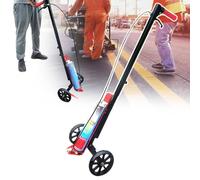 Macchina per la tracciatura delle linee di trasferimento delle ruote, applicatore di segnaletica orizzontale, larghezza di lavoro 5-15 cm, per parcheggi, parchi giochi, strade, campi da calcio