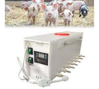 Macchina per L'Alimentazione Automatica dei Suini,Alimentatore a Temperatura Costante per Suinetti,Mescolazione Automatica,Valvola di Ritorno Progettata,per L'Allevamento di Cucci(Size:dual switch)