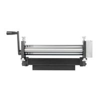Macchina per laminazione manuale a piastre, strumento di piegatura manuale a rullo, piegatrice per lamiera, raggio di rotolamento regolabile, larghezza massima 320 mm, per lamiere