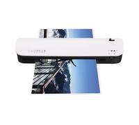 Macchina per laminazione, Set di macchine plastificatrici SL399, laminazione a caldo e a freddo, formato A3, a 2 rulli con buste di laminazione A3/A4/A5/A6, arrotondatore d'angolo