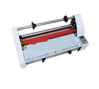 Macchina per laminazione, V350 Laminatore a caldo e a freddo Macchina for laminazione a caldo a quattro rulli Controllo elettronico della temperatura Velocità regolabile