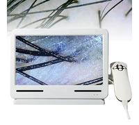 Macchina per l'analisi del Cuoio capelluto Analizzatore di capelli diagnosi della pelle, microscopio cura del 200x, imaging ad alta definizione, rilevamento di problemi ai follicoli