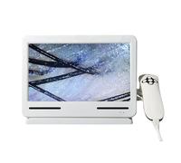 Macchina per l'analisi del Cuoio capelluto Analizzatore di capelli diagnostico della pelle multifunzionale per il capelluto, schermo LCD da 10,1 pollici, tester di umidità digitale per uso i