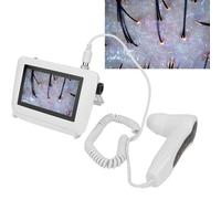 Macchina per l'analisi del Cuoio capelluto Analizzatore diagnostico della pelle e dei capelli, scanner multifunzionale per capelluto, microscopio digitale ricaricabile da 5 pollici per probl