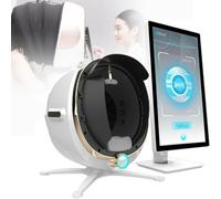 Macchina per l'analisi della Pelle del Viso, analizzatore della Pelle con Display LCD, rilevatore di Pelle, 8 analisi spettrali/14 indicatori rilevabili/archiviazione su Cloud,White-21.5in