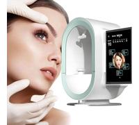 Macchina per l'analisi della pelle professionale per il viso - Imaging AI, strumento diagnostico per il viso ad alta definizione per saloni e spa, informazioni personalizzate sulla pelle,Green