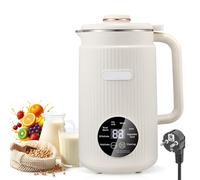 Macchina per latte di noci 8 in 1 di jackfru, latte vegetale 1.2L con autopulente, mantenimento in caldo e timer, per latte di mandorle, avena e soia