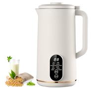Macchina per latte di soia 650 ml, macchina automatica per latte di noci e avena 6 in 1, con display a LED, timer, autopulente e mantiene al caldo per uso domestico