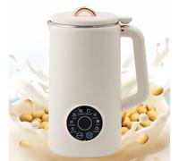 Macchina per latte di soia 8 in 1 da 1 l, con display a LED, timer, pulizia automatica, tiene al caldo per latte di soia, mandorle, avena e porridge fatti in casa