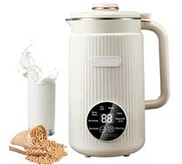 Macchina per latte di soia da 1200 ml, con display a LED, timer da 12 ore, 8 funzioni, sistema di taglio in acciaio inox a 10 lame, per uso domestico