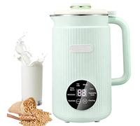 Macchina per latte di soia da 1200 ml, con display a LED, timer da 12 ore, 8 funzioni, sistema di taglio in acciaio inox a 10 lame, per uso domestico