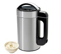 Macchina per Latte Vegetale, 1,5 L, in Acciaio Inox | Macchina Automatica per Latte di Mandorla, Filtro Integrato, Protezione contro il Funzionamento a Secco, Comandi a Pulsante
