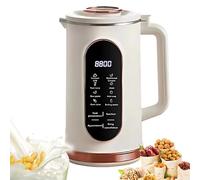 Macchina per latte vegetale, macchina per latte di soia da 1,5 l, con sistema a 10 lame, timer 12 ore e mantenimento in caldo, fodera in acciaio inossidabile, macchina automatica per semi di soia