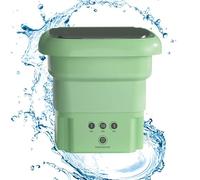 Macchina per lavanderia portatile - lavatrice portatile | Rondella a vasca singola con cestino di scarico | Piccola lavatrice per campeggio, vacanze, viaggi di lavoro, appartamenti e camere da letto