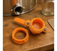 Macchina per l'estrazione del miele, leva in nylon arancione, rubinetto,